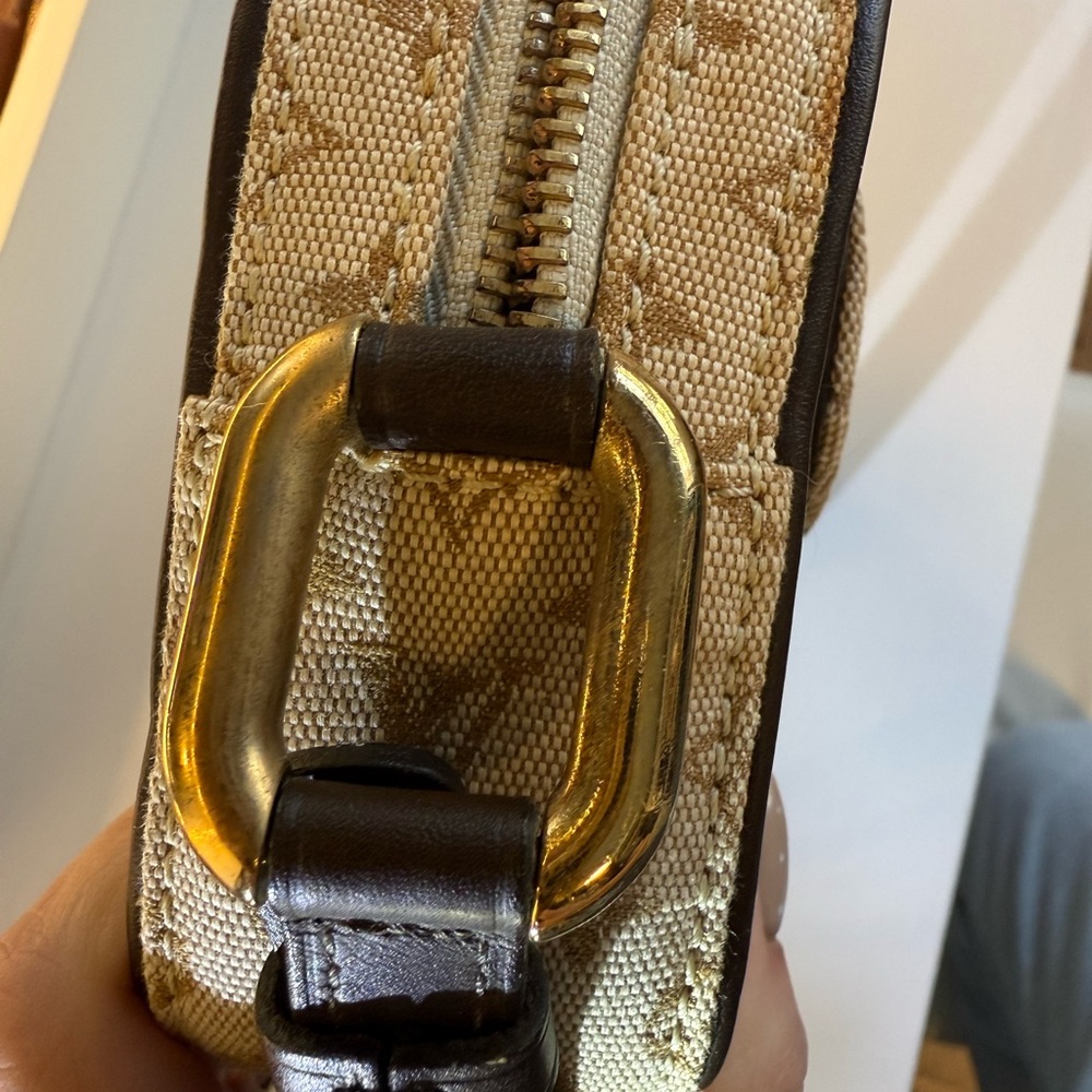 Louis Vuitton Monogram Mini Lin Canvas Shoulder Bag - Brown - Picture 4 of 14